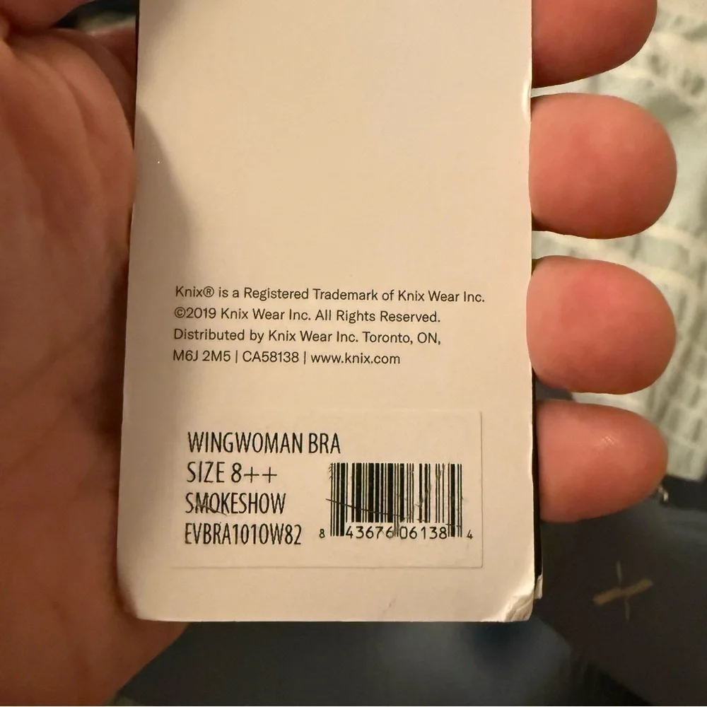 Knix WingWoman Contour Bra – Size 8++ 40 band, G cup Smokeshow – NWT